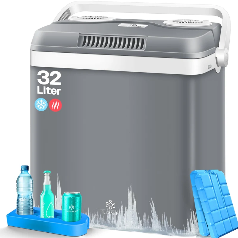 KESSER® Kühlbox thermo-elektrisch 32L - Kühlt & Wärmt 12/230V