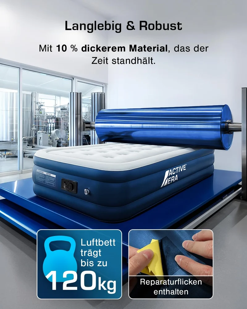 Active Era Premium Luftbett 1P – Selbstaufblasend mit Pumpe/Kissen