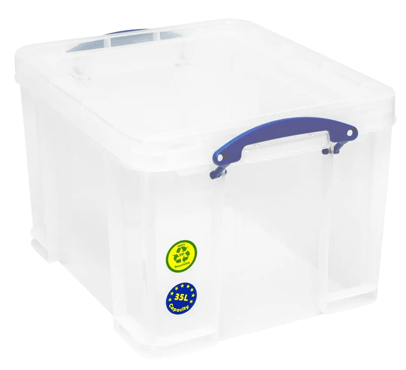 Really Useful Aufbewahrungsboxen 3er-Pack 35 l farblos