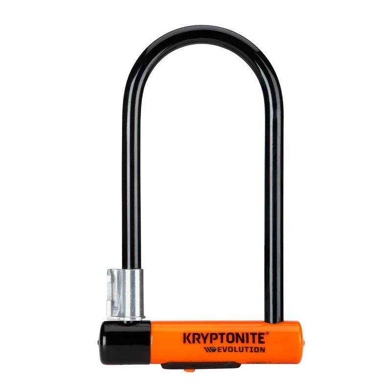 Kryptonite 2130 Bügelschloss – Schwarz/Orange 10x22.9 cm