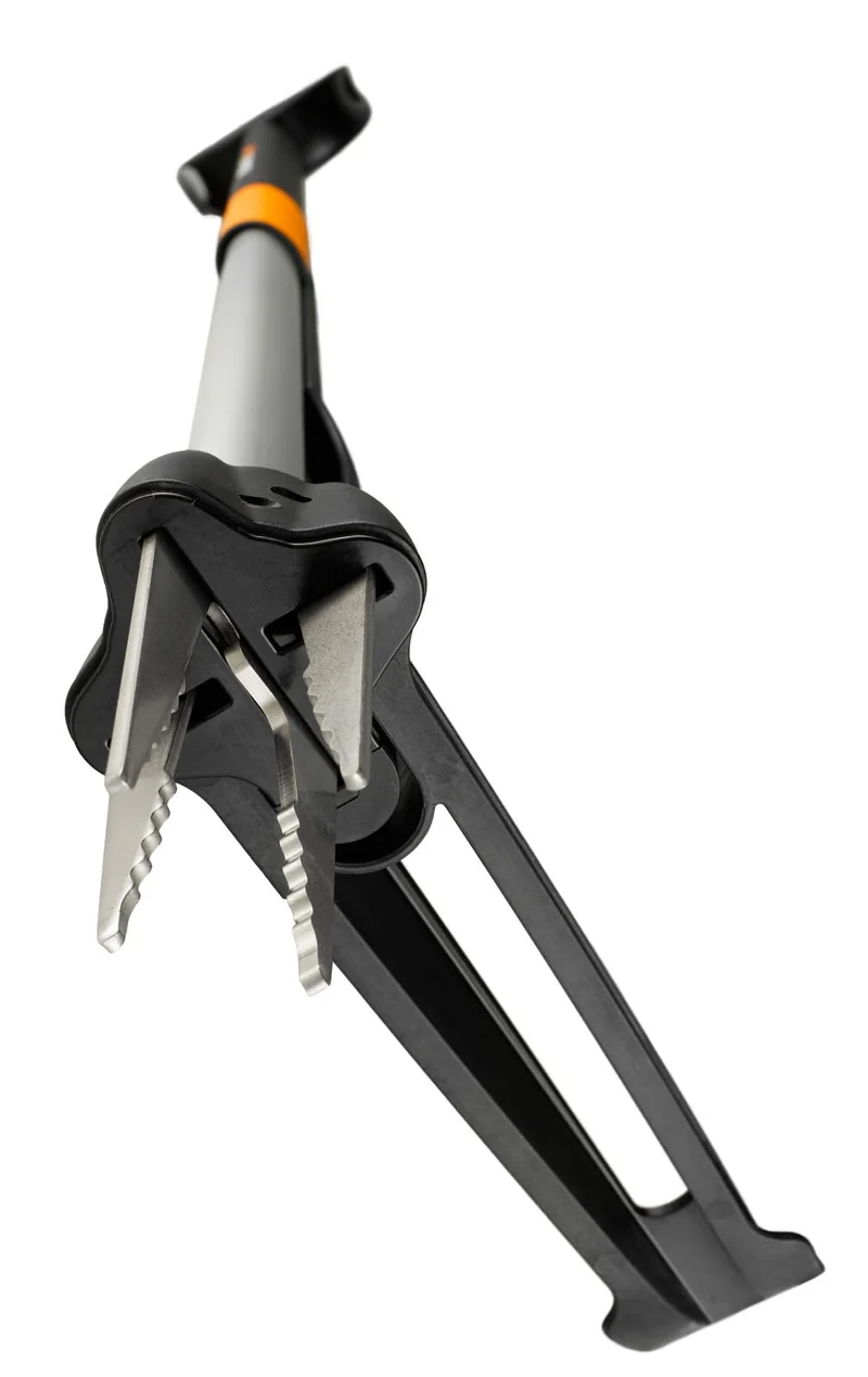 Fiskars Smart-Fit Teleskop-Unkrautstecher Schwarz/Orange