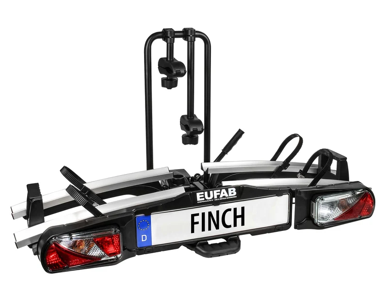 EUFAB FINCH 11584 Anhängerkupplung Fahrradträger für 2 Fahrräder