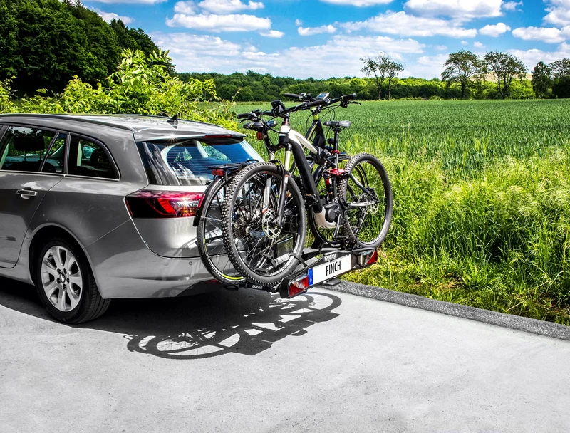 EUFAB FINCH 11584 Anhängerkupplung Fahrradträger für 2 Fahrräder