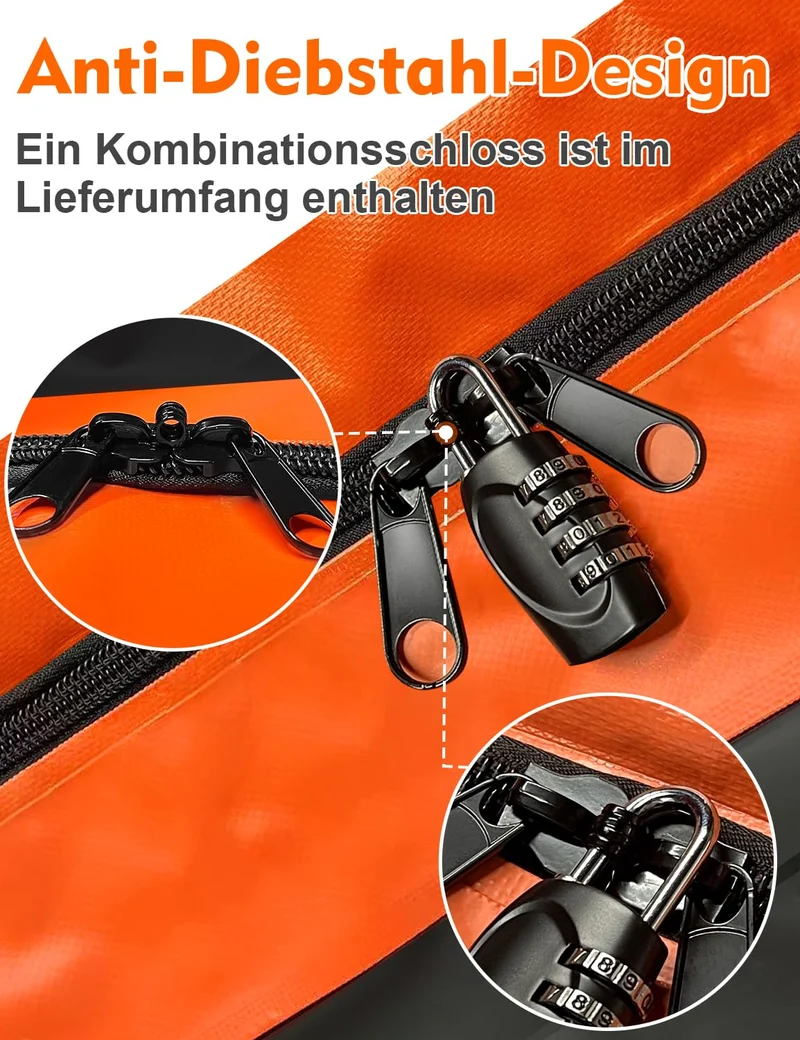 FIVKLEMNZ Dachgepäckträger Tasche Wasserdicht - 21 Kubikfuss