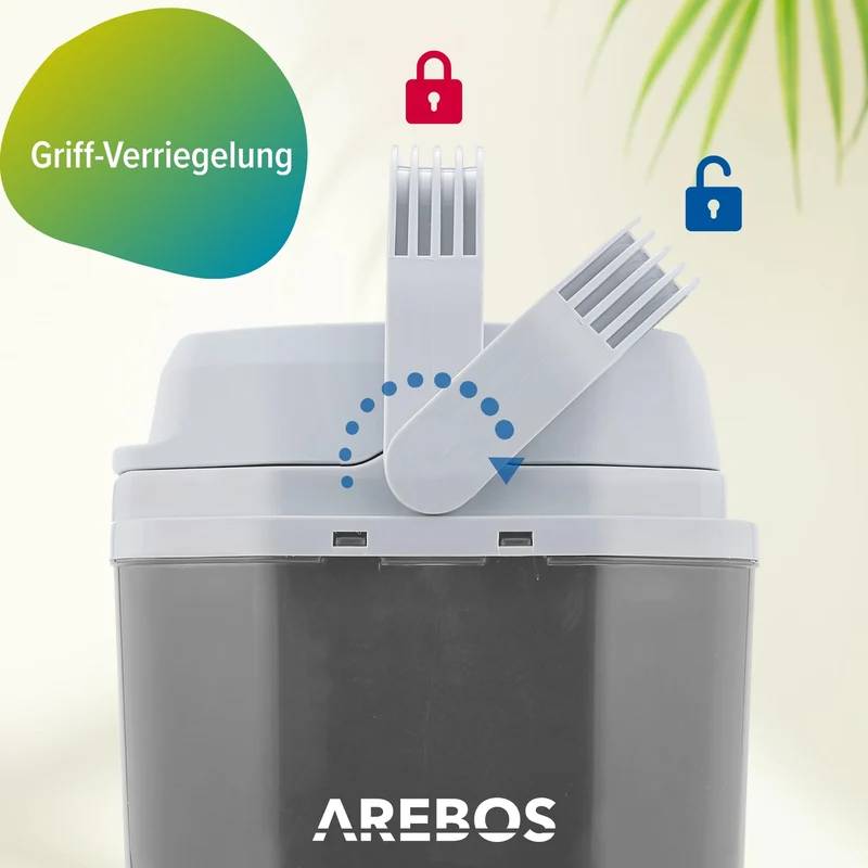 Arebos Thermoelektrische Kühl-/Warmhaltebox 20L – 12/230V Anthrazit