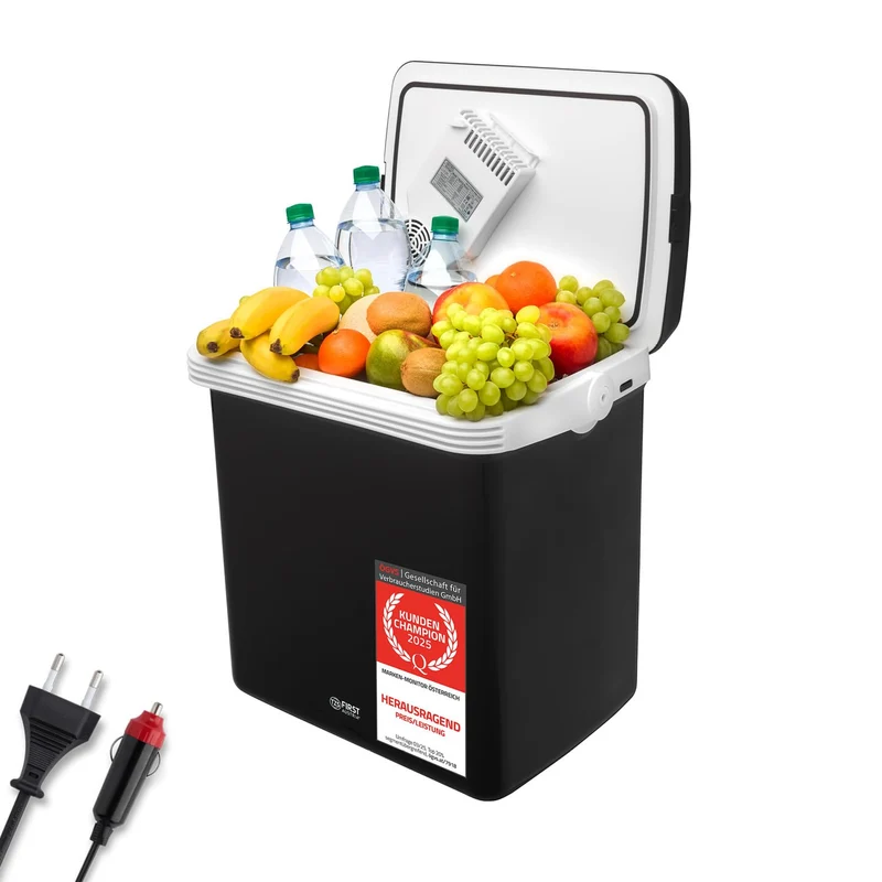 TZS First Austria Thermoelektrische Kühlbox 32L 12V/230V Schwarz