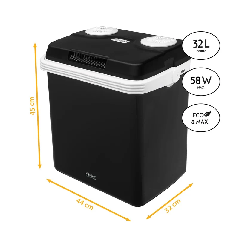 TZS First Austria Thermoelektrische Kühlbox 32L 12V/230V Schwarz