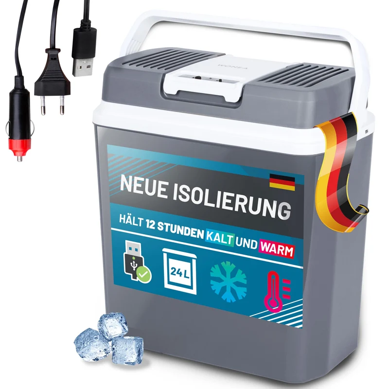 EcoCool 24L Kühlbox Thermoelektrisch 12V/230V Kühlen & Heizen USB