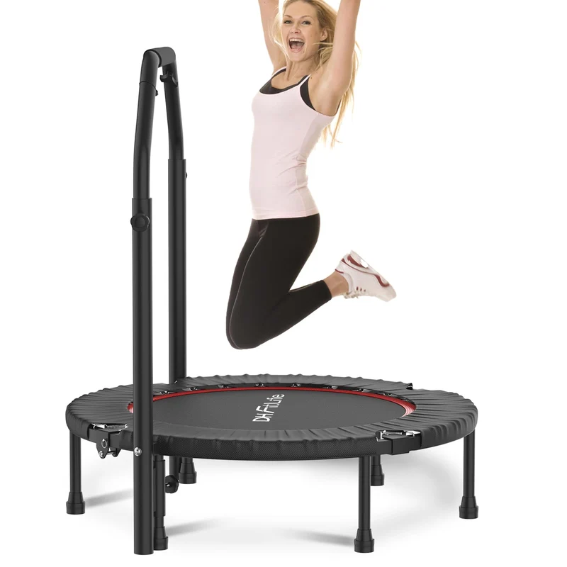 DH FitLife Fitness Trampolin klappbar Ø102cm – Handgriff