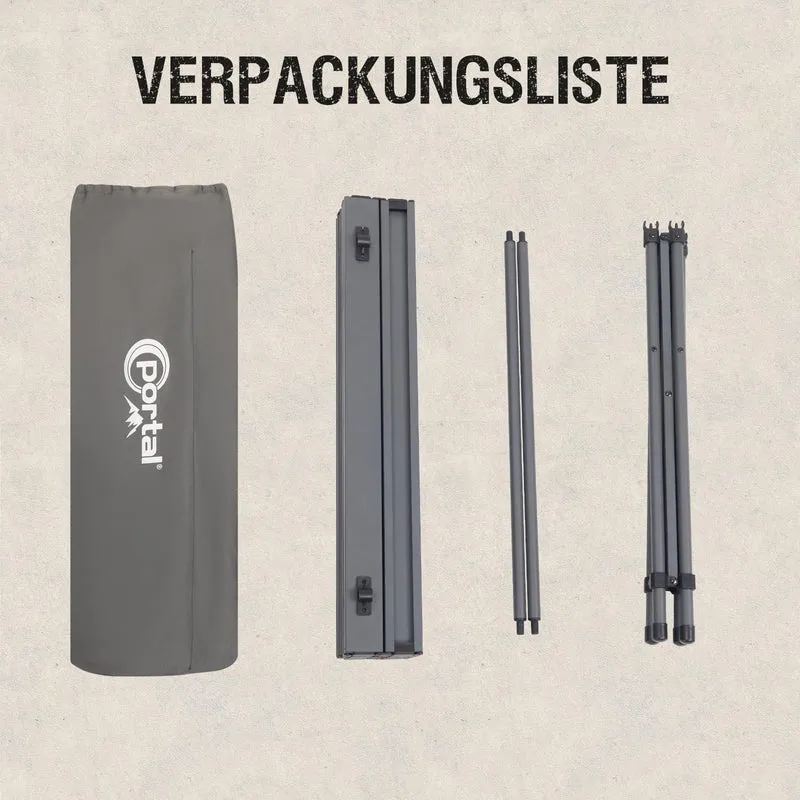 Portal Campingtisch Klappbar Aluminium Tischplatte