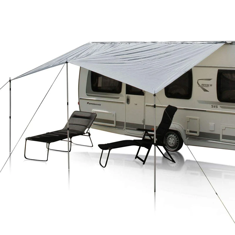 yourGEAR Wohnwagen Sonnensegel 4x2.4m - Doppelkeder 7/5mm