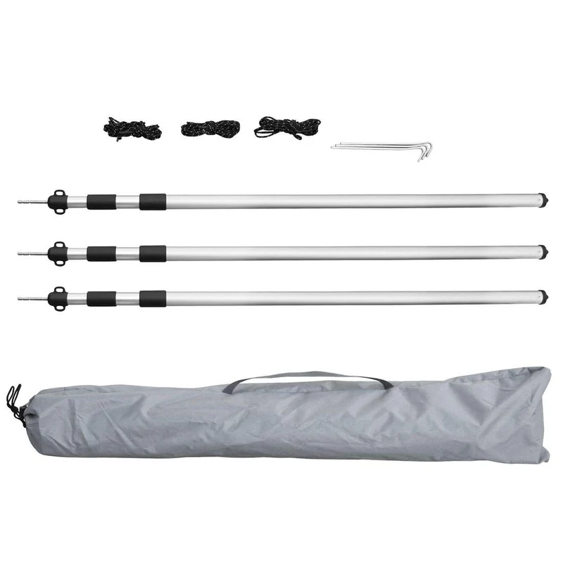yourGEAR Wohnwagen Sonnensegel 4x2.4m - Doppelkeder 7/5mm