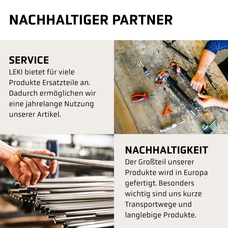 LEKI Khumbu Lite Wanderstöcke – ausziehbare Aluminium Stöcke