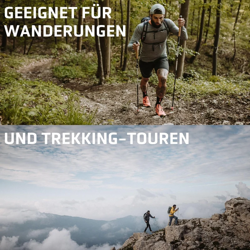 LEKI Khumbu Lite Wanderstöcke – ausziehbare Aluminium Stöcke