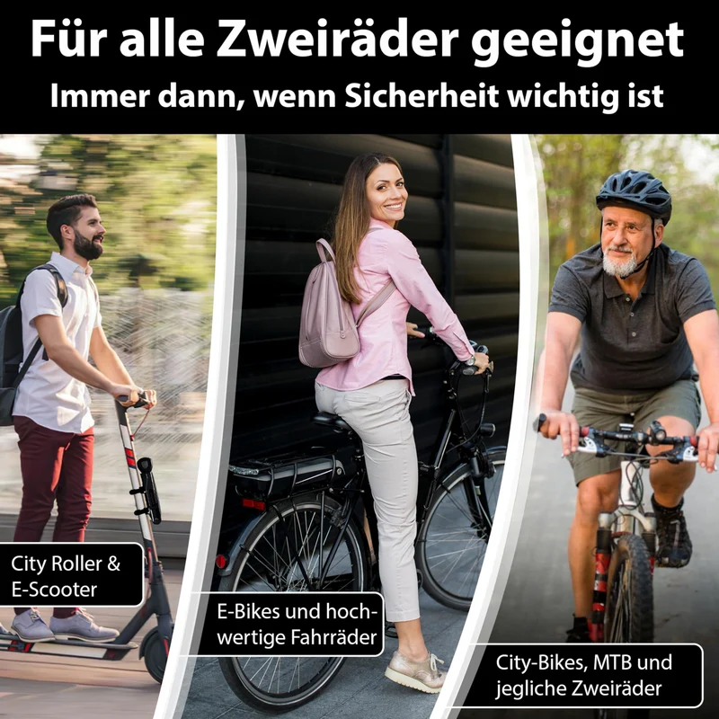 KOHLBURG Fahrrad Faltschloss - 110cm Zahlen bolzenschneidersicher
