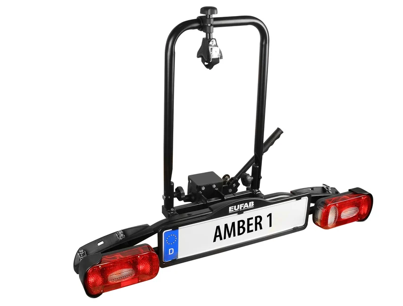 EUFAB AMBER 1 Fahrradträger 11559 – 1 E-Bike, Schwarz