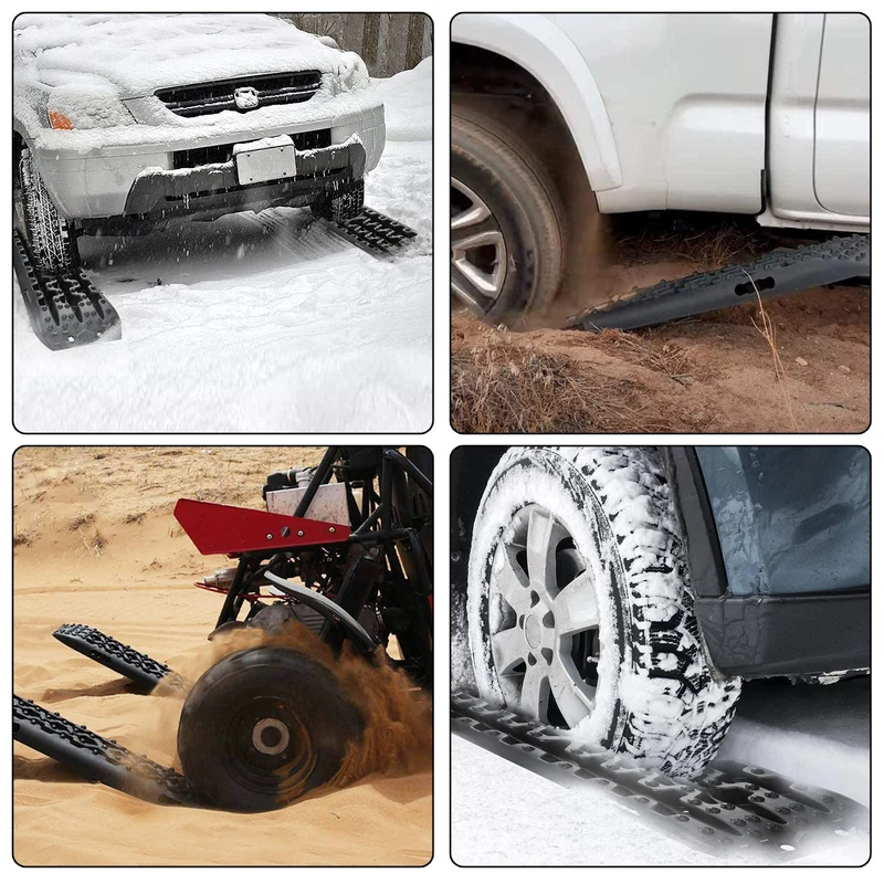 Herrselsam Offroad Sandbleche Anfahrhilfe – 2 Stk. Kunststoff