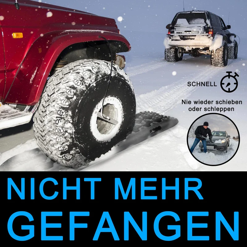Herrselsam Offroad Sandbleche Anfahrhilfe – 2 Stk. Kunststoff