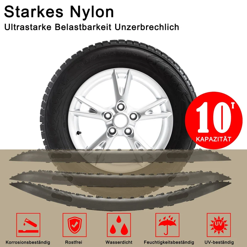 Herrselsam Offroad Sandbleche Anfahrhilfe – 2 Stk. Kunststoff