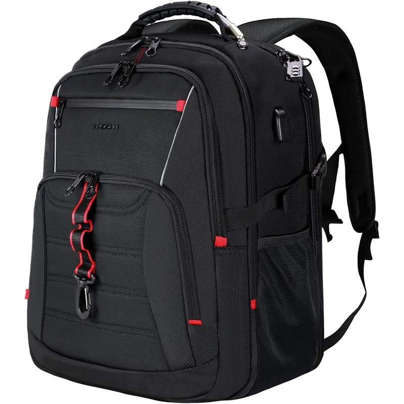 KROSER Laptop Reiserucksack – 18.4 Zoll wasserdicht schwarz