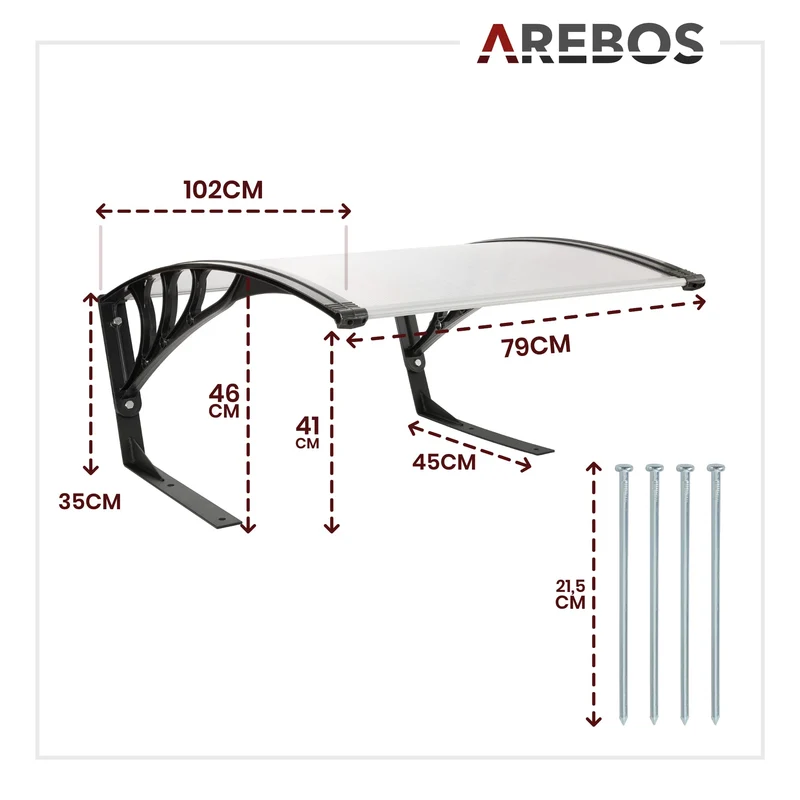 Arebos Mähroboter Garage Carport – 102x79x46 cm