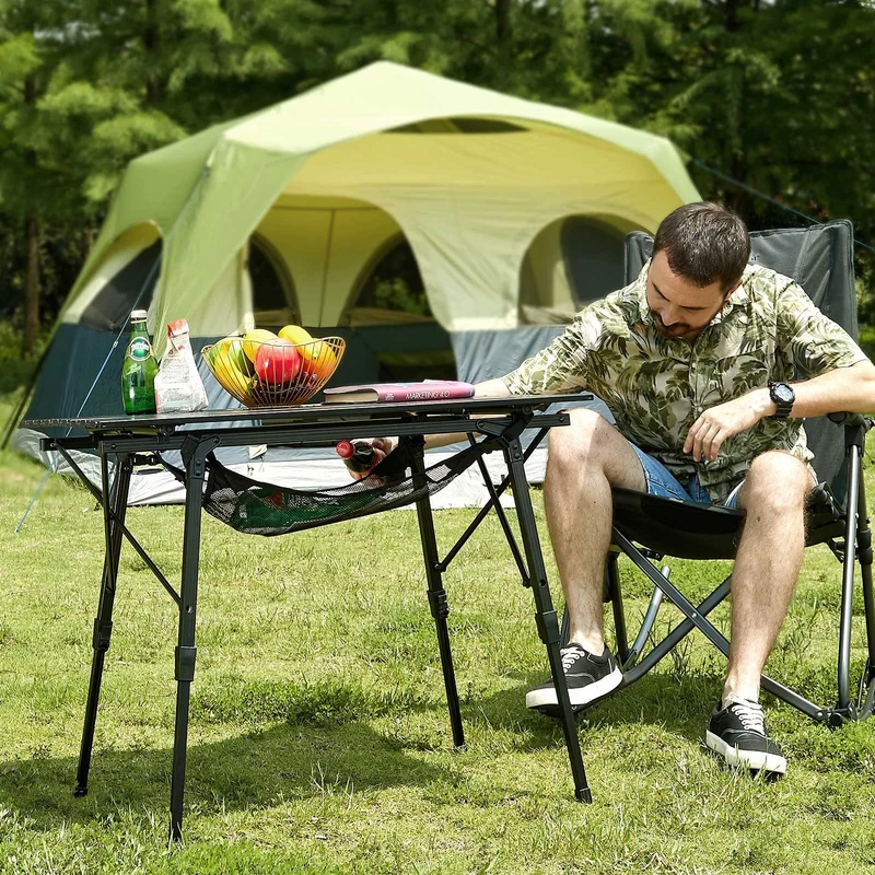 Portal Campingtisch faltbar höhenverstellbar - 90x53cm