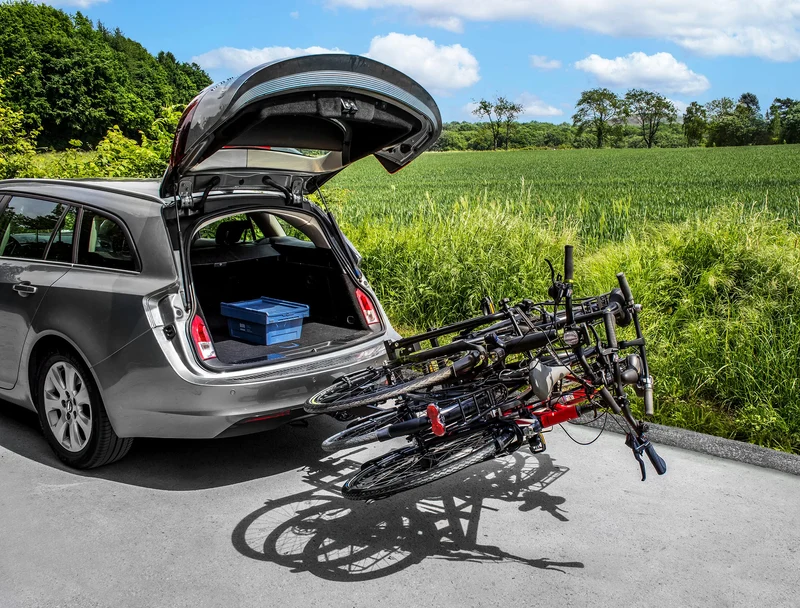 EUFAB AMBER 3 Fahrradträger - E-Bike Anhängerkupplung Schwarz