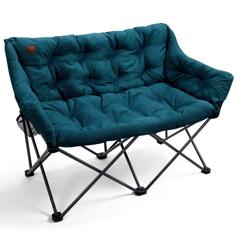 EVER ADVANCED Campingsofa Faltbar 2-Sitzer XXL - Grün