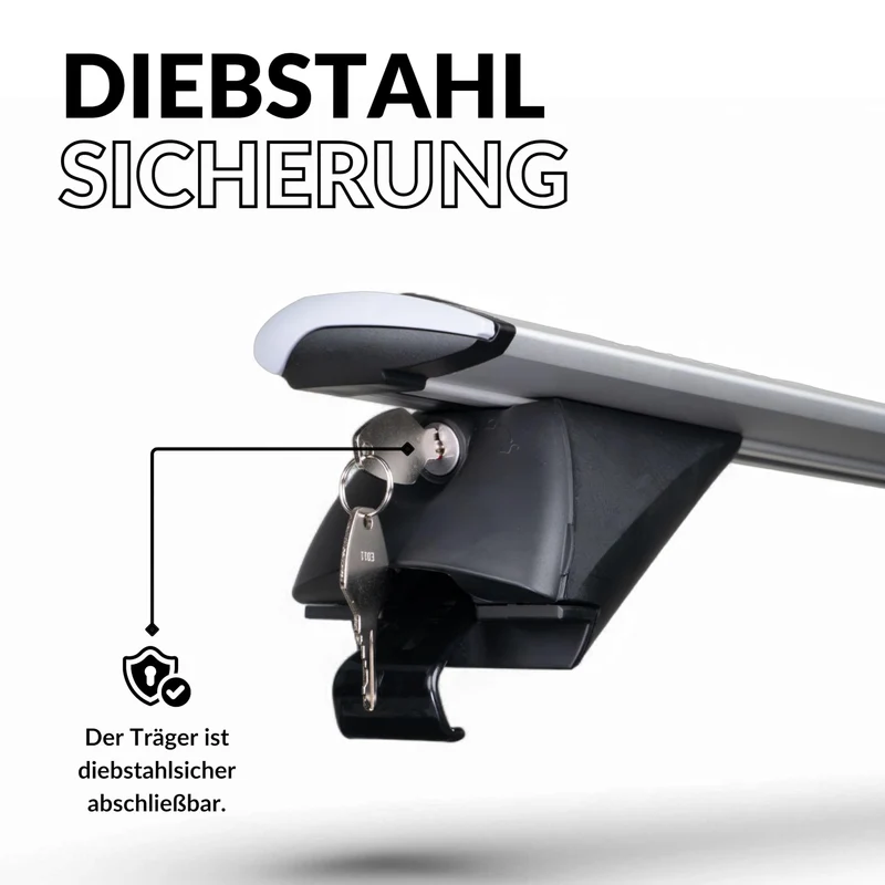 Owen Dachträger 3.0 Pro für bündige Reling - Silber 120cm
