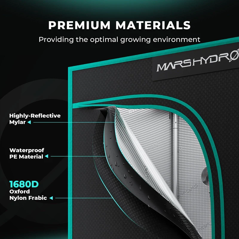 MARS HYDRO Growzelt Indoor Zuchtzelt – 120x60x180cm