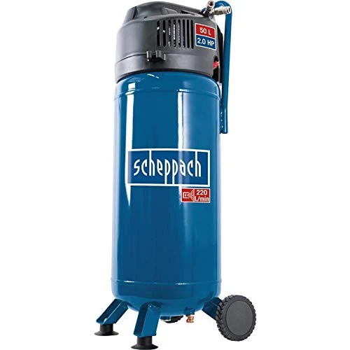 Scheppach HC51V Kompressor 50L ölfrei vertikal mit Druckluft-Set