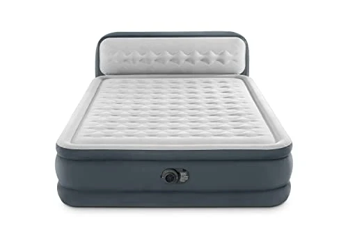 Intex DuraBeam UltraPlushHeadboard Luftbett - Queen 220V Pumpe