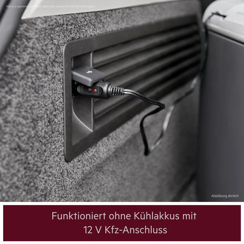 AEG Automotive KK Thermoelektrische Kühlbox 28L 12/230V, Schwarz