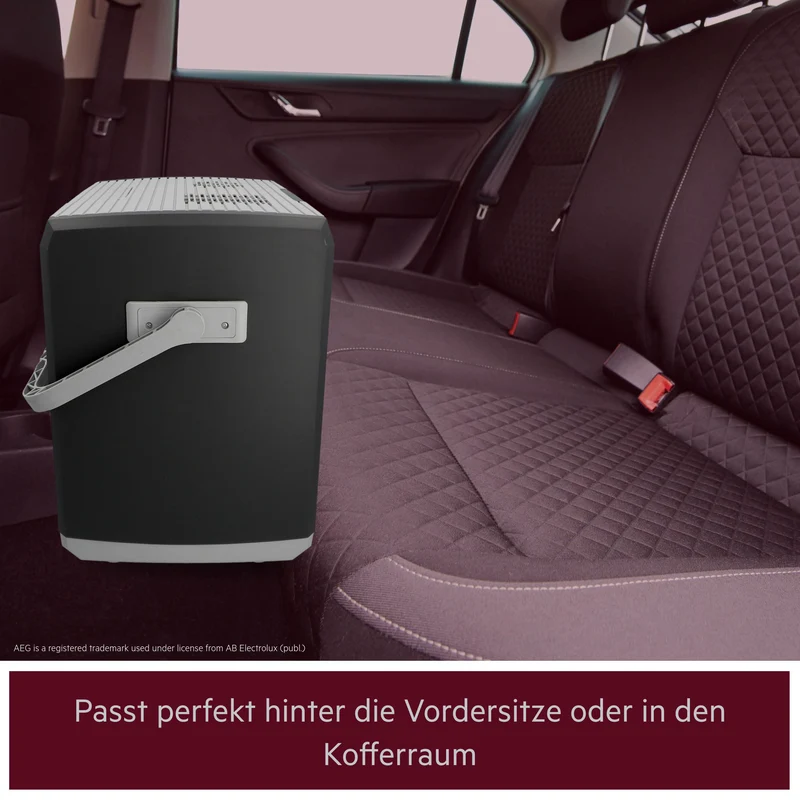 AEG Automotive KK Thermoelektrische Kühlbox 28L 12/230V, Schwarz