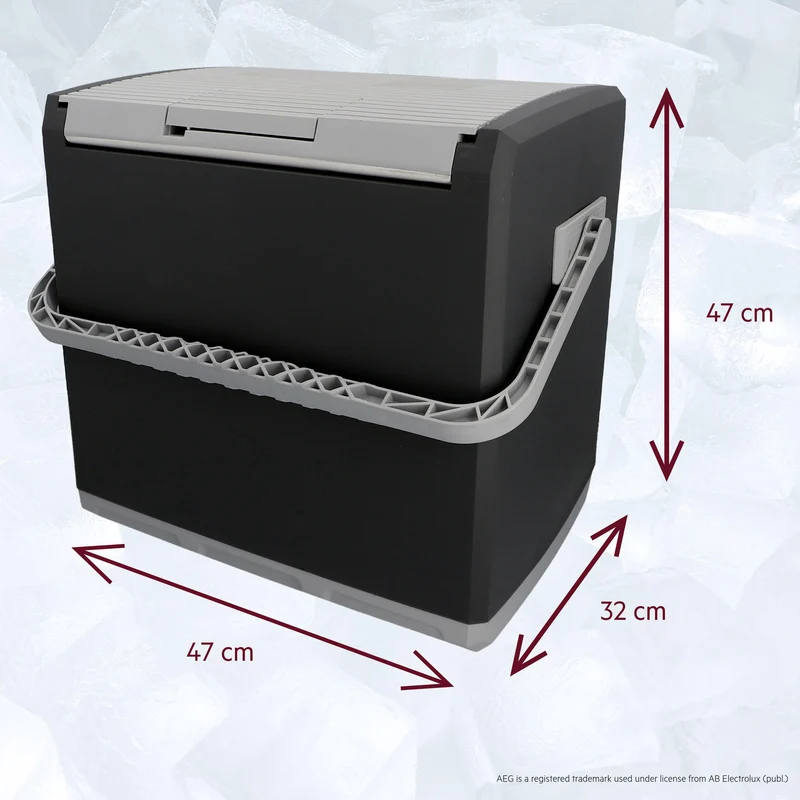 AEG Automotive KK Thermoelektrische Kühlbox 28L 12/230V, Schwarz