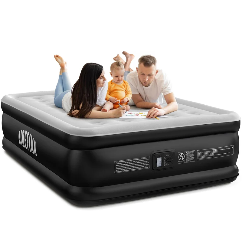 Airefina Luftbett 2 Pers. – Selbstaufblasend mit Pumpe 203x152