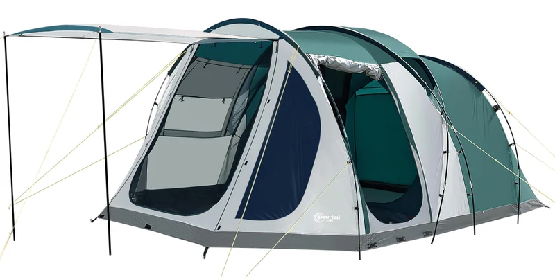 PORTAL 4Plus Familien Campingzelt - 5 Personen Tunnelzelt