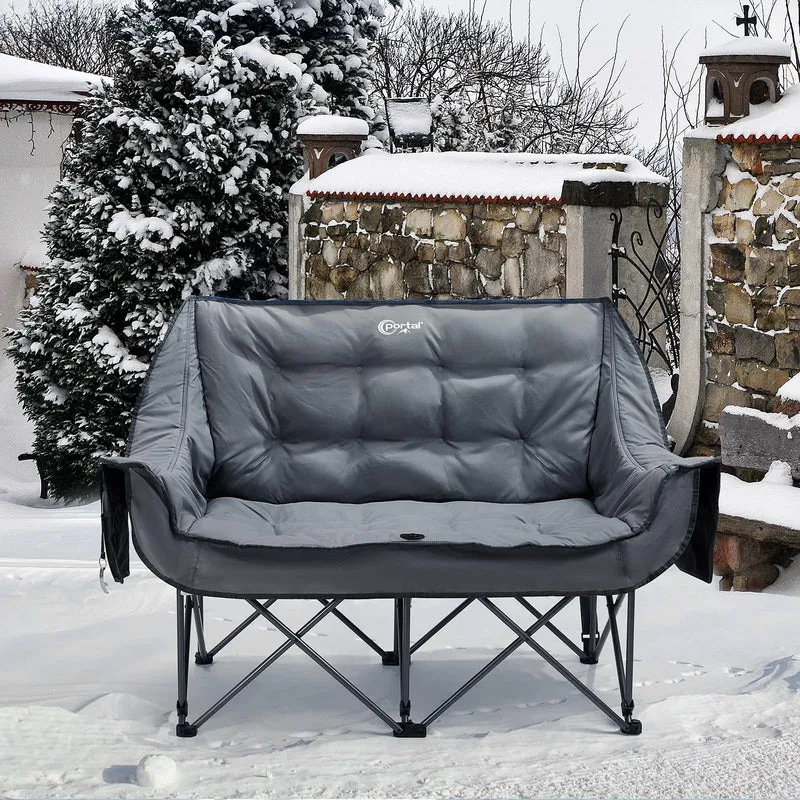 Portal Campingsofa 2 Personen faltbar – Dick gepolstert