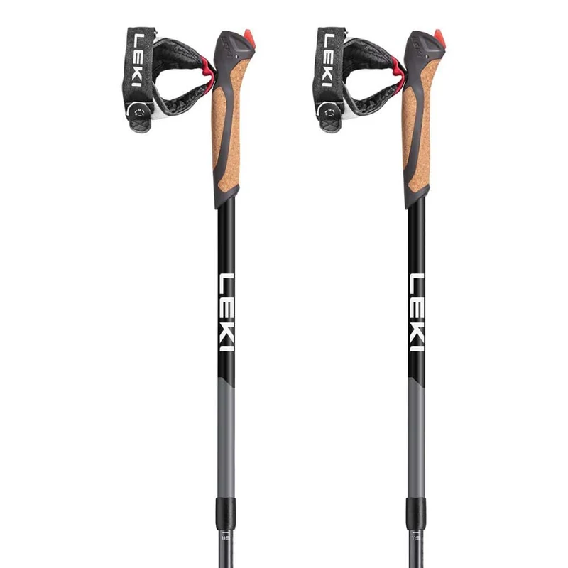 LEKI Spin Stöcke - Black-Silvergray-White 100-130cm