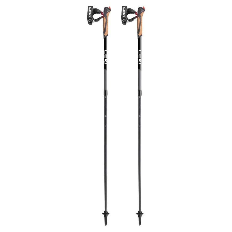 LEKI Spin Stöcke - Black-Silvergray-White 100-130cm