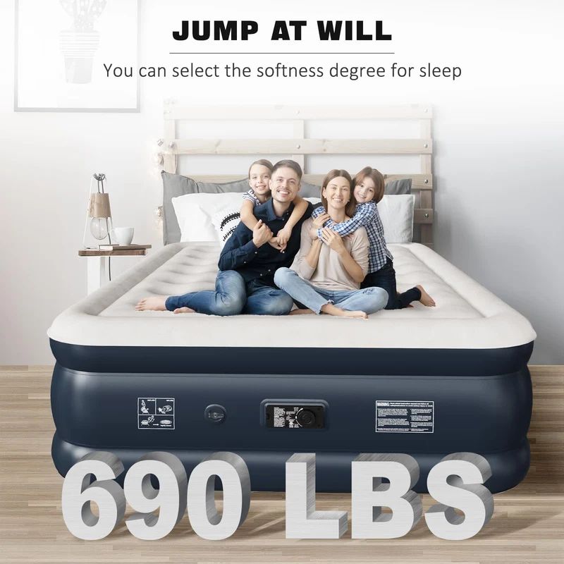 NALONE Luftmatratze selbstaufblasend 2 Personen - Queen Size