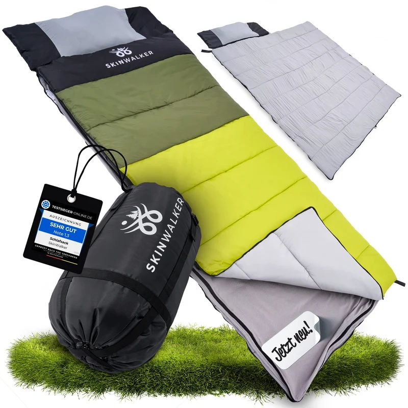 SkinWalker Deckenschlafsack 3-4 Jahreszeiten – Abnehmbares Polarfleece