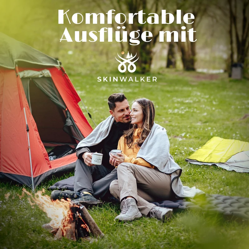 SkinWalker Deckenschlafsack 3-4 Jahreszeiten – Abnehmbares Polarfleece