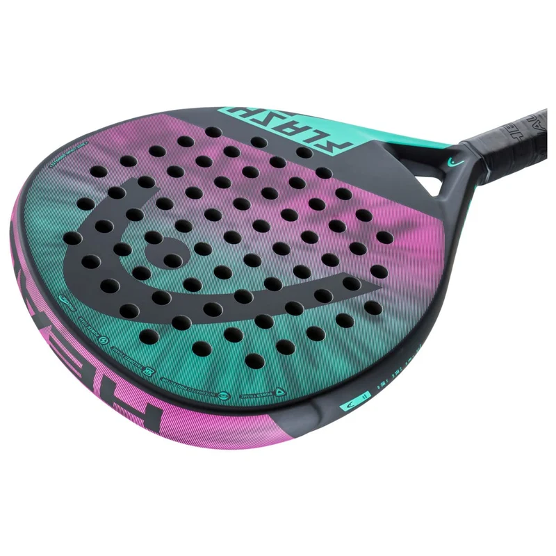 HEAD Flash 2023 Padelschläger für Padelspieler - Mint/rosa