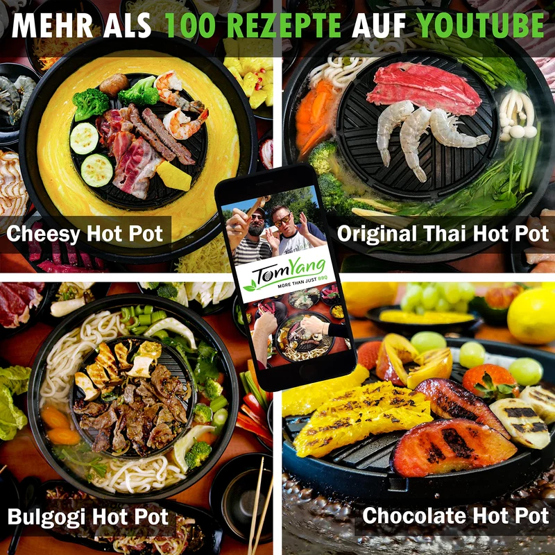 TomYang Hot Pot Thai Grill Mookata Topf - Original