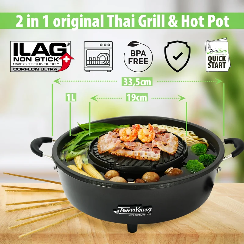 TomYang Hot Pot Thai Grill Mookata Topf - Original