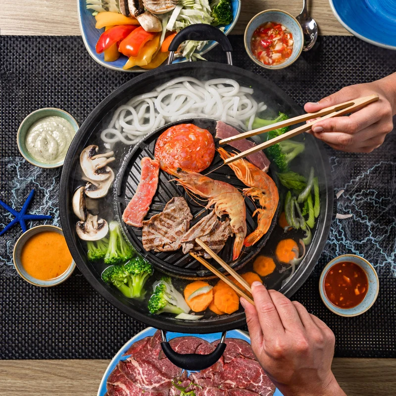 TomYang Hot Pot Thai Grill Mookata Topf - Original