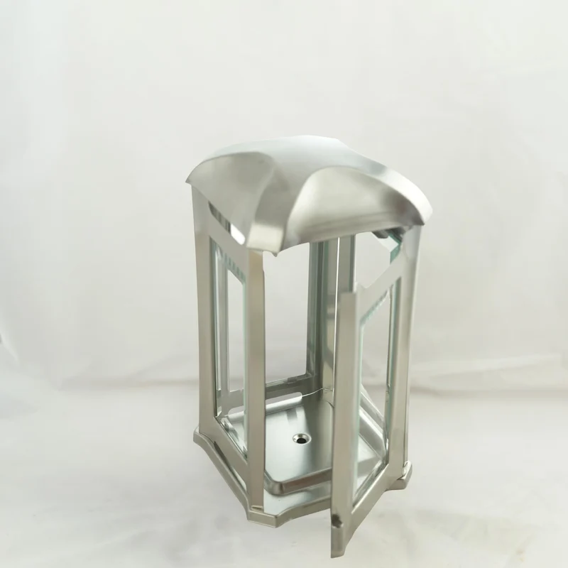 designgrab AEL5 Venezia Edelstahl-Grablampe - Silber