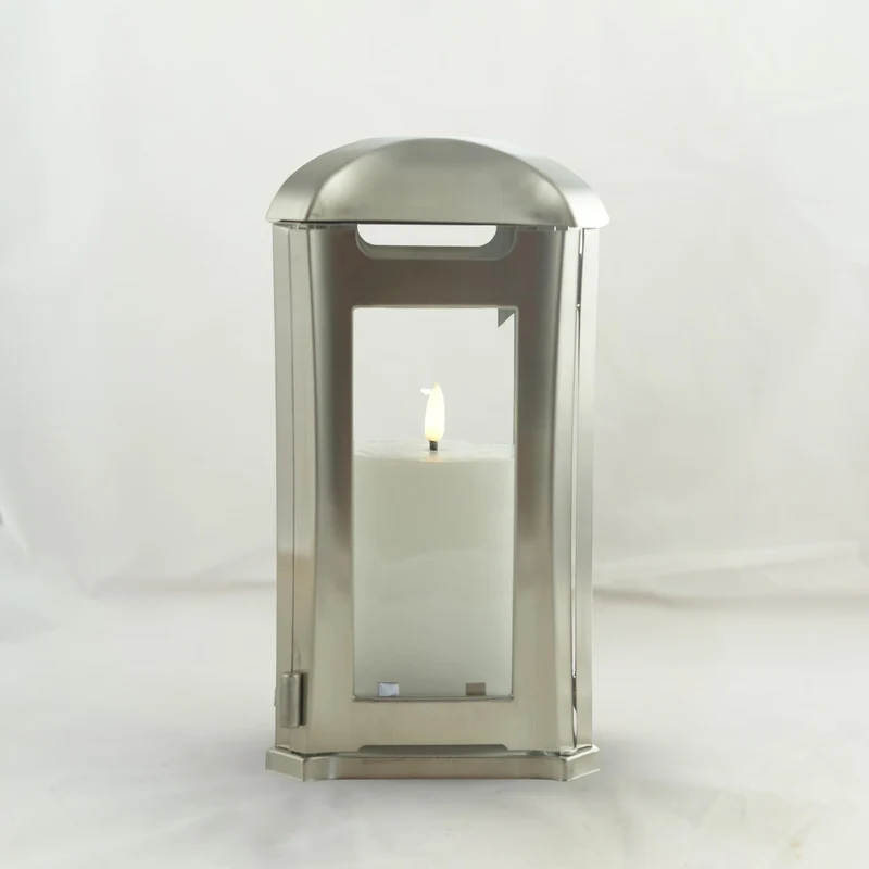 designgrab AEL5 Venezia Edelstahl-Grablampe - Silber