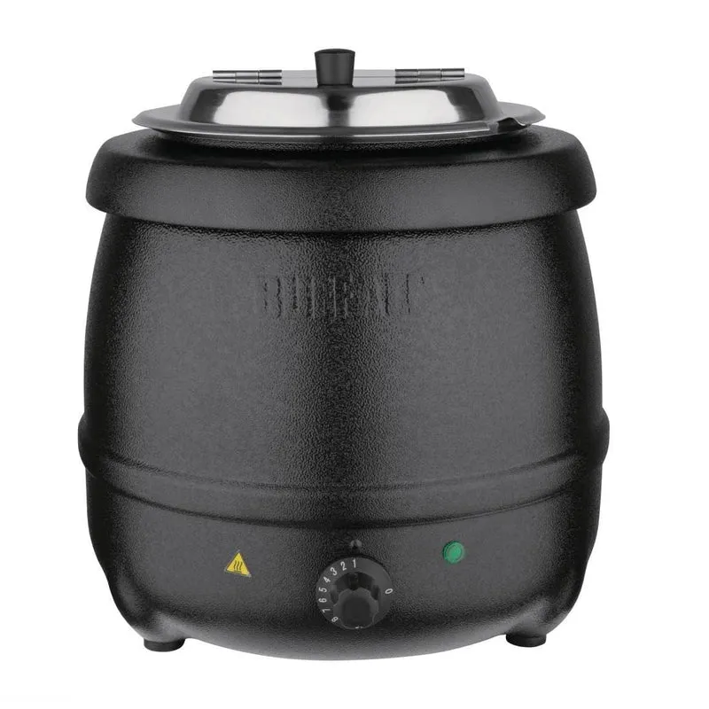 Buffalo Soup Kettle Profi Suppenwärmer - 10 Liter Schwarz